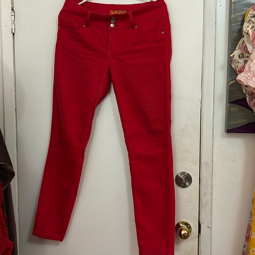 13 Wax Jeans Butt I Love You Stretch